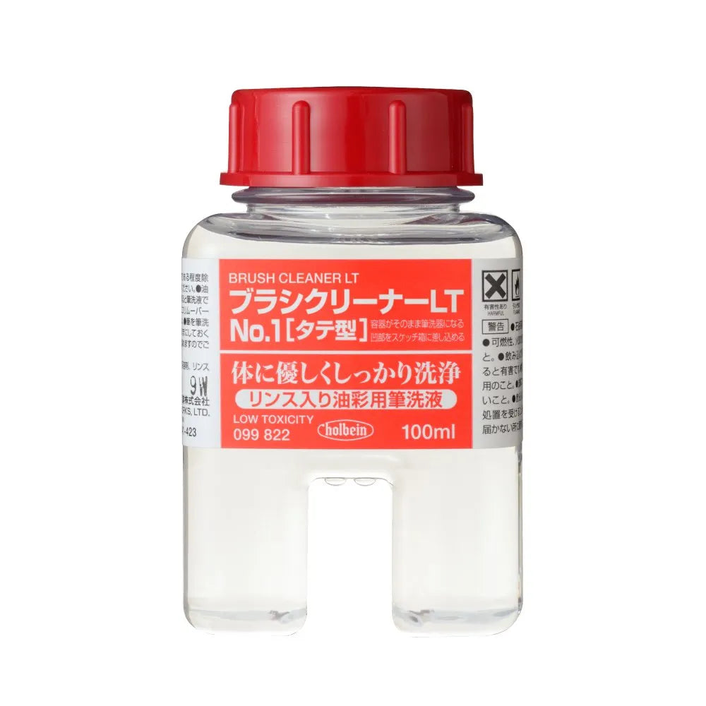 ホルベイン 油彩用筆洗液 ブラシクリーナーLT NO.1 100ml