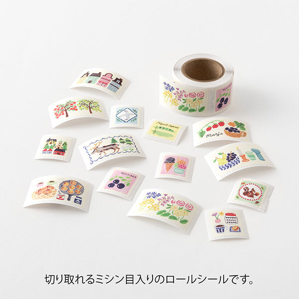 ミドリ ゆるログ ロールシール