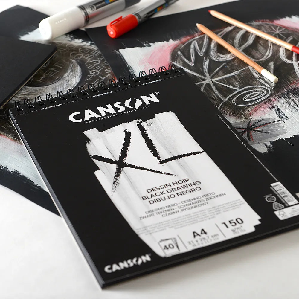 canson XL ブラック スケッチブック