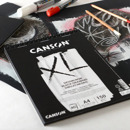 canson XL ブラック スケッチブック