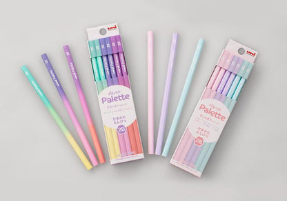かきかた鉛筆 1ダース uni Palette ドリーミーシリーズ 2B