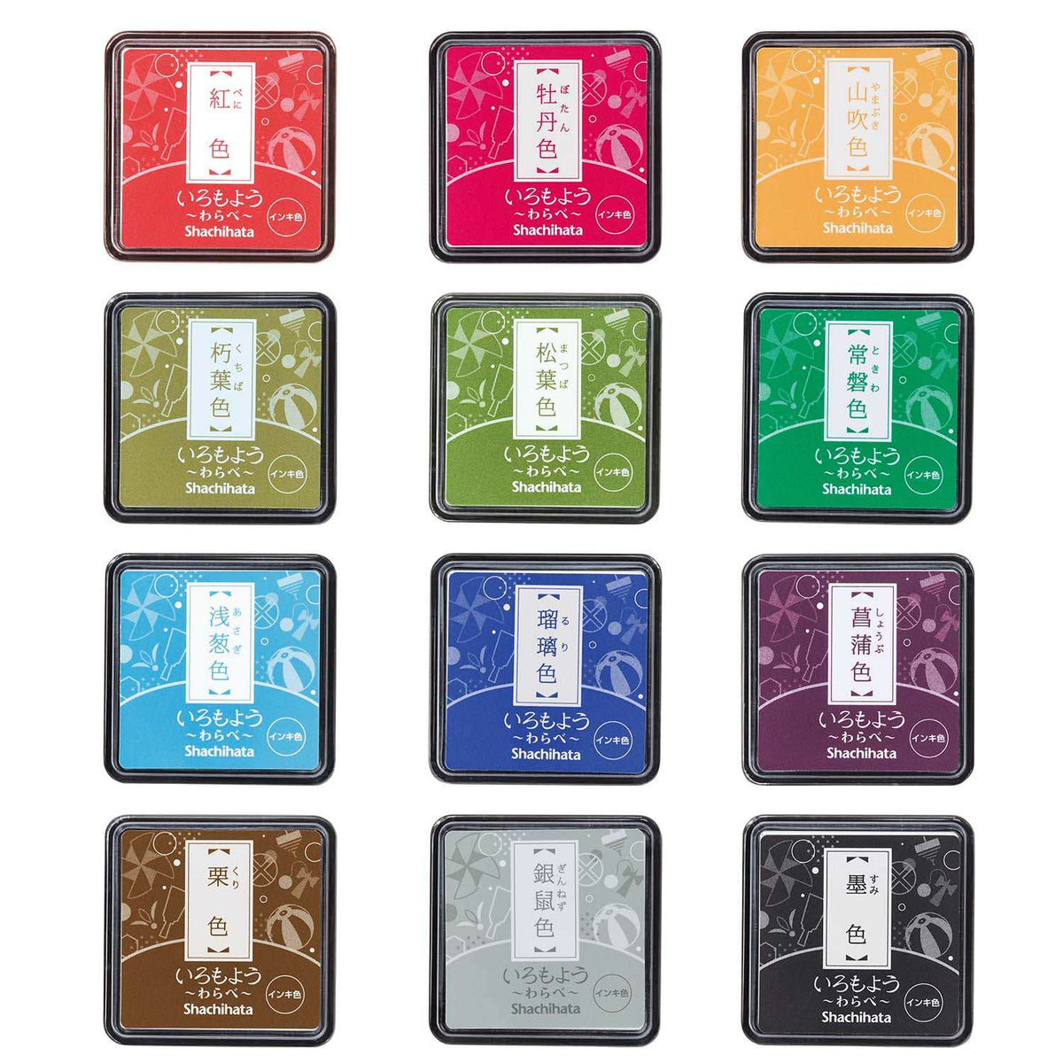 いろもよう わらべ スタンプパッド シヤチハタ
