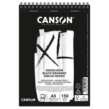 canson XL ブラック スケッチブック