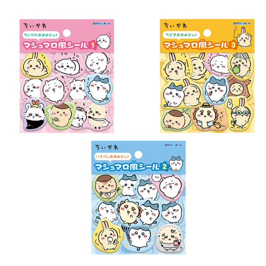 ちいかわ マシュマロ風シール