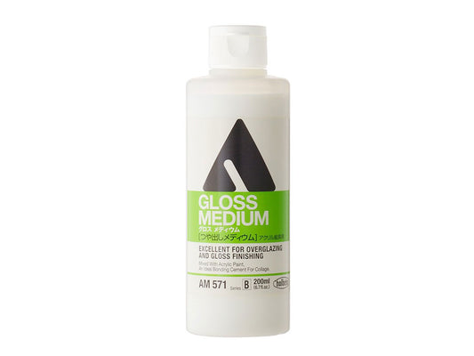 holbein アクリリックメディウム 200ml AM571 グロス メディウム