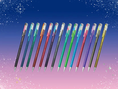 デュアルメタリック ラメ入りボールペン