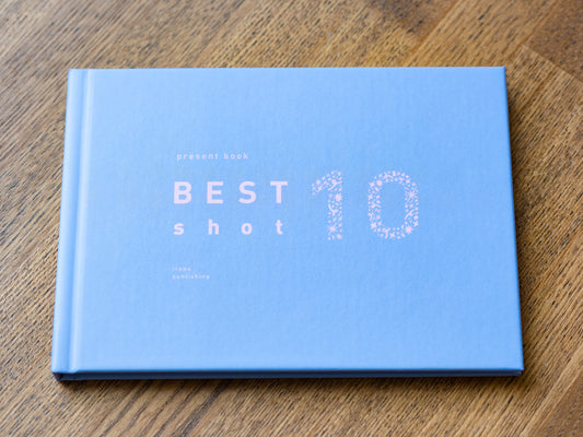 いろは出版 present book BEST shot 10 pale blue
