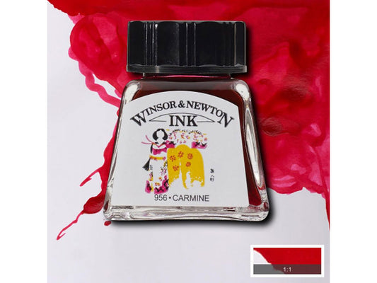 Winsor&Newton ドローイングインク 14ml Carmine