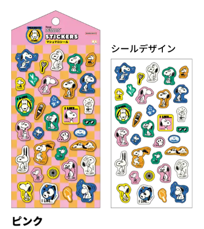 マシュマロシール STICKERS｜MOOMIN・PEANUTS