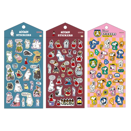 マシュマロシール STICKERS｜MOOMIN・PEANUTS
