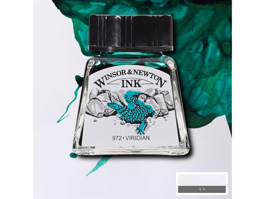 Winsor&Newton ドローイングインク 14ml Viridian