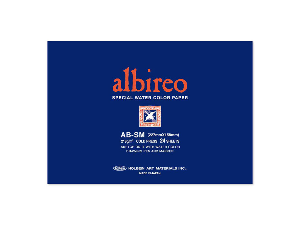 holbein アルビレオ水彩紙 ブロック SM・F4・F6・F8