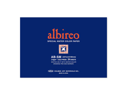 holbein アルビレオ水彩紙 ブロック SM・F4・F6・F8