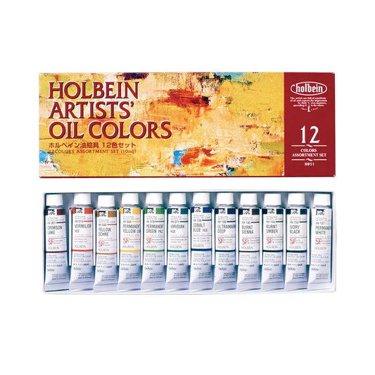 ホルベイン 油絵具 10ml 12色セット H911