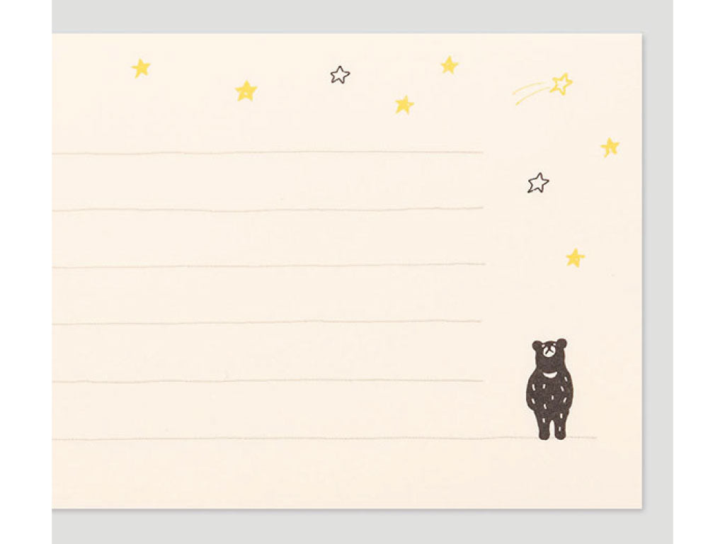 一筆箋 きらくに書ける 星空柄