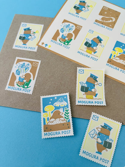 九ポ堂POPUP-切手風シール440