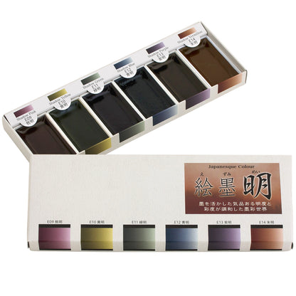 墨運堂 絵墨 ６色セット