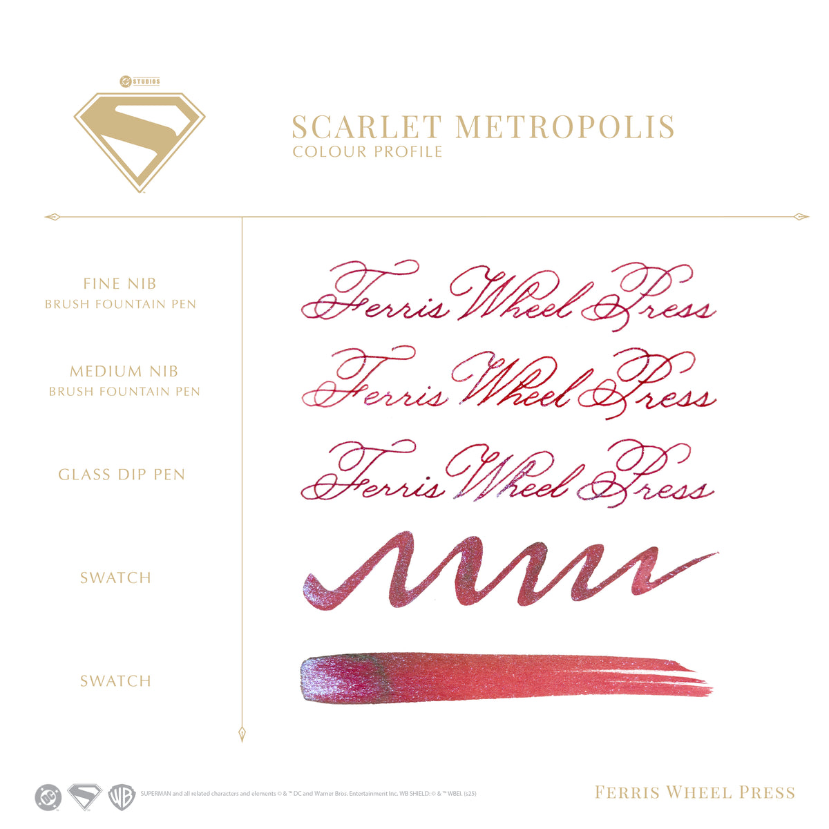 【WB×FWP】「スーパーマン」インクコレクション 28ml