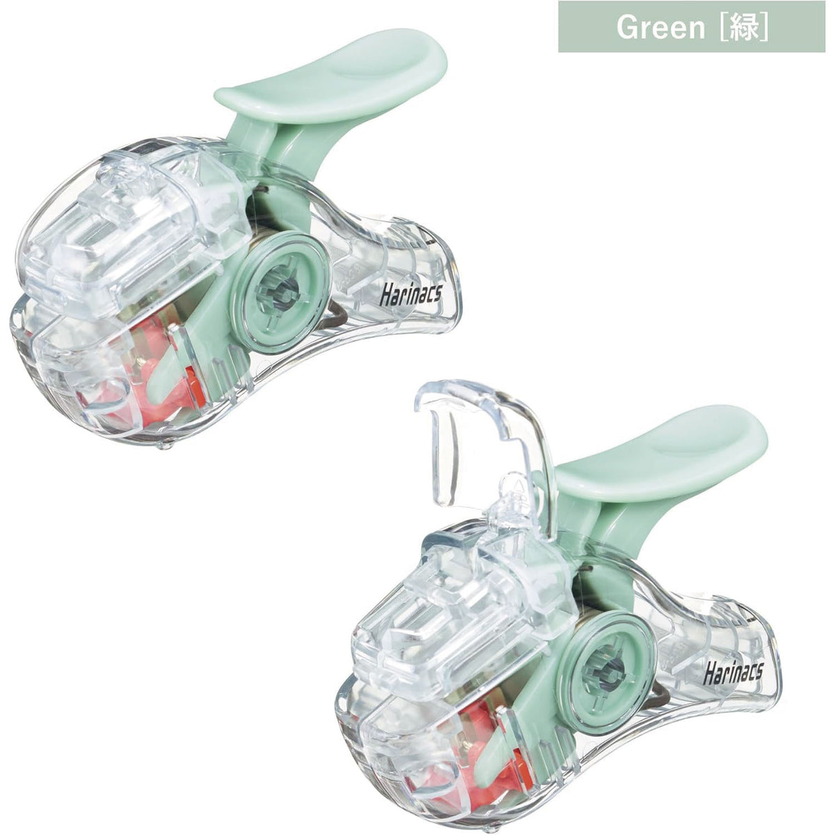 コクヨ 針なしステープラー〈ハリナックス〉 TRANSPARENT MECHANISM