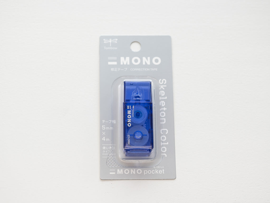 【限定】  MONO pocket モノポケット スケルトンカラー 修正テープ