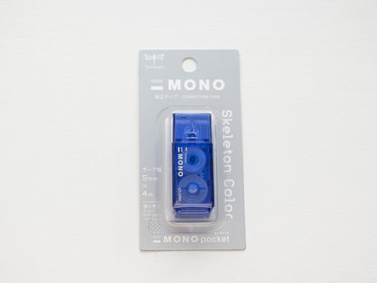 【限定】  MONO pocket モノポケット スケルトンカラー 修正テープ