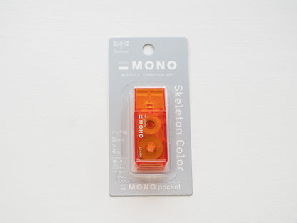 【限定】  MONO pocket モノポケット スケルトンカラー 修正テープ
