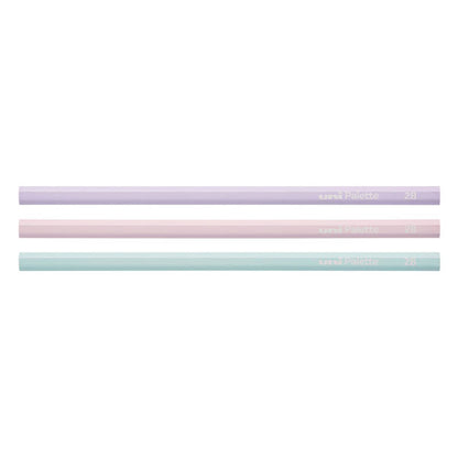 かきかた鉛筆 1ダース uni Palette ドリーミーシリーズ 2B