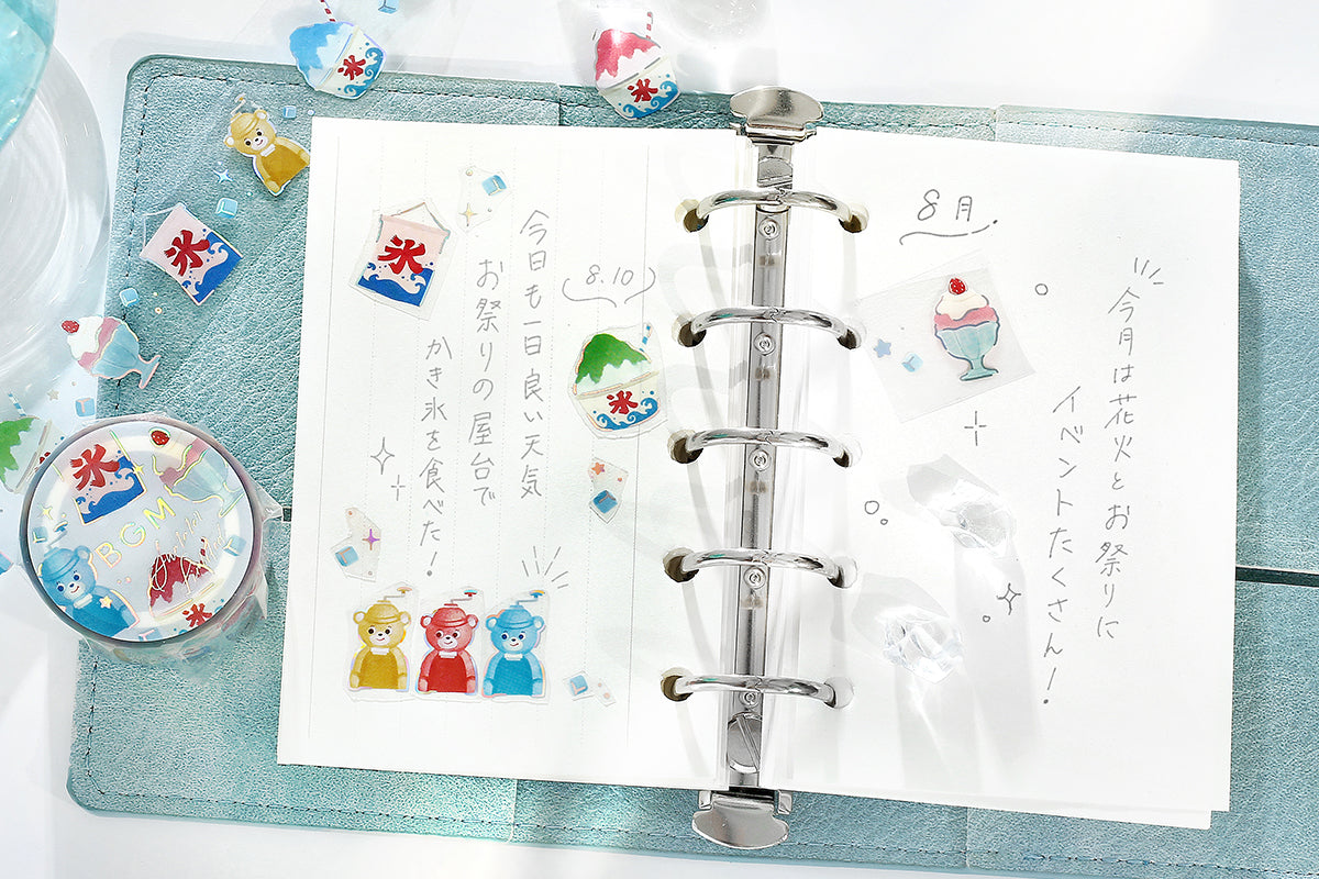 BGM 夏限定！箔押しクリアテープ ClearTape