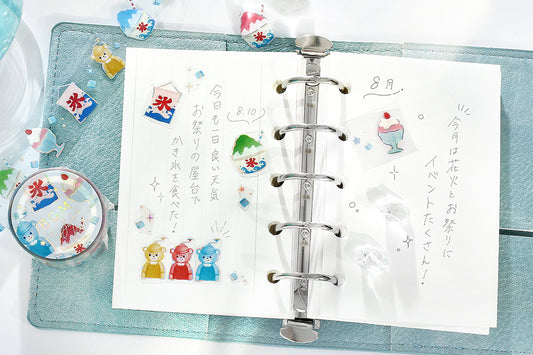 BGM 夏限定！箔押しクリアテープ ClearTape