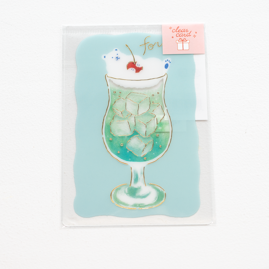 古川紙工 箔押しクリアカード