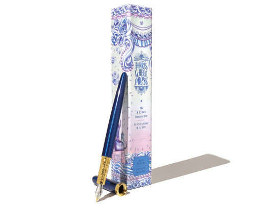 【限定】ビジュー万年筆　Blue Revelry（ブルーレヴェルリー）