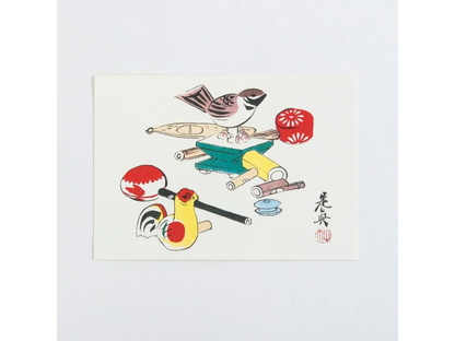 榛原 絵はがき 柴田是真