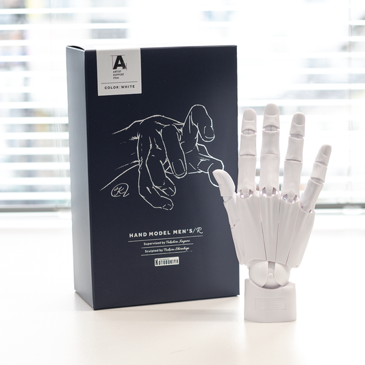 KOTOBUKIYA ハンドモデル MEN'S ホワイト 【右手】
