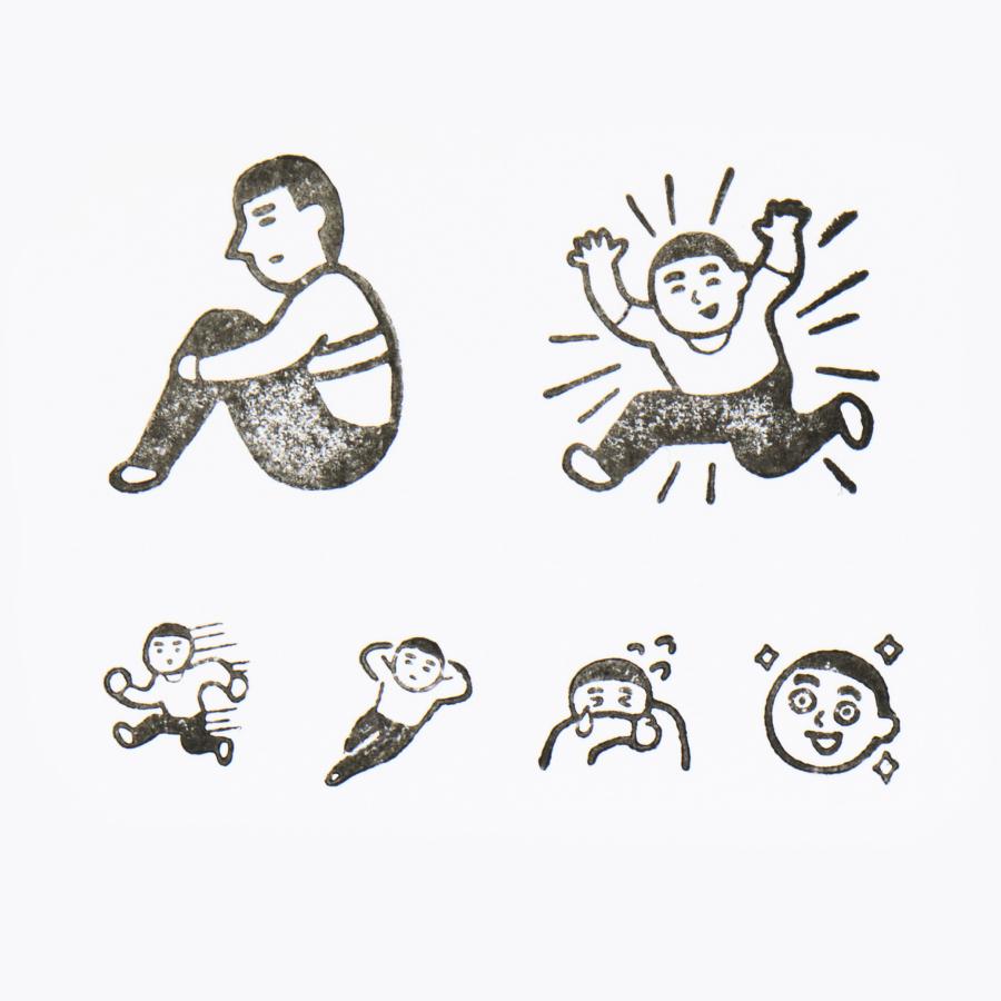ニューレトロ みんなのてちょうスタンプ スタンプセット