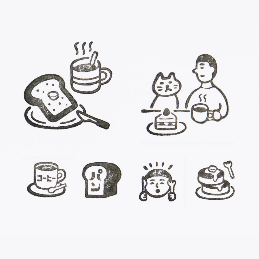 ニューレトロ みんなのてちょうスタンプ スタンプセット