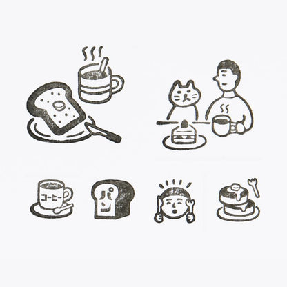 ニューレトロ みんなのてちょうスタンプ スタンプセット