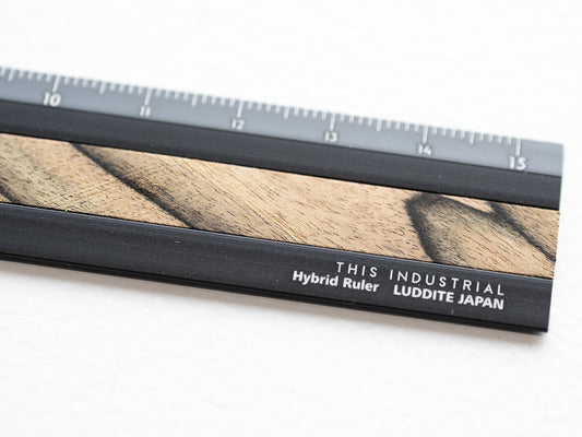 THIS INDUSTRIAL　Hybrid Ruler Fine Wood