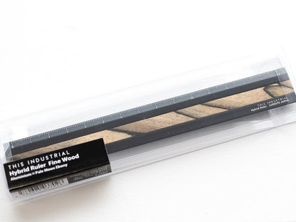THIS INDUSTRIAL　Hybrid Ruler Fine Wood