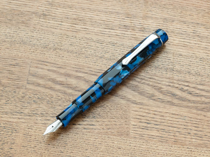 KAWECO アートスポーツ 万年筆 ペブルブルー