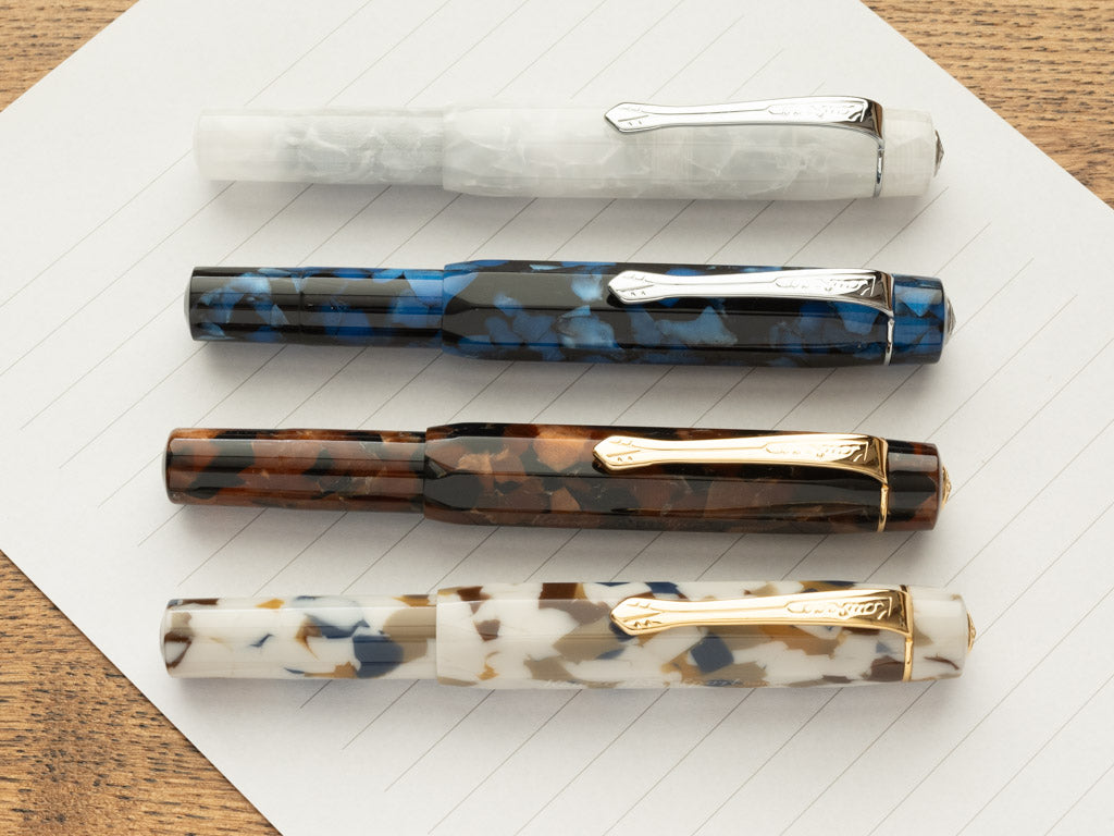 KAWECO アートスポーツ 万年筆 ペブルブルー