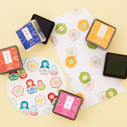 いろもよう わらべ スタンプパッド シヤチハタ