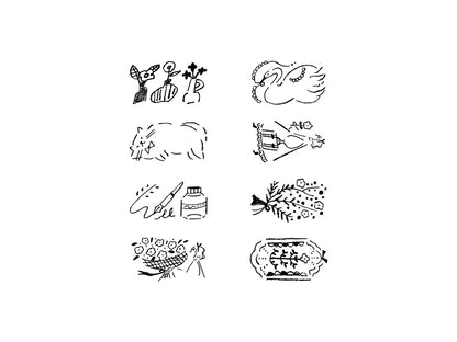 スタンプ回転印　ダイヤル