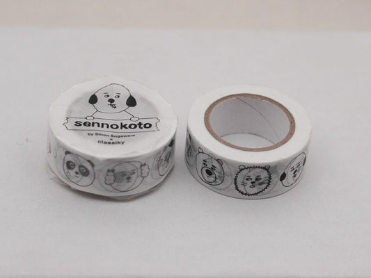 sennokoto マスキングテープ フェイス