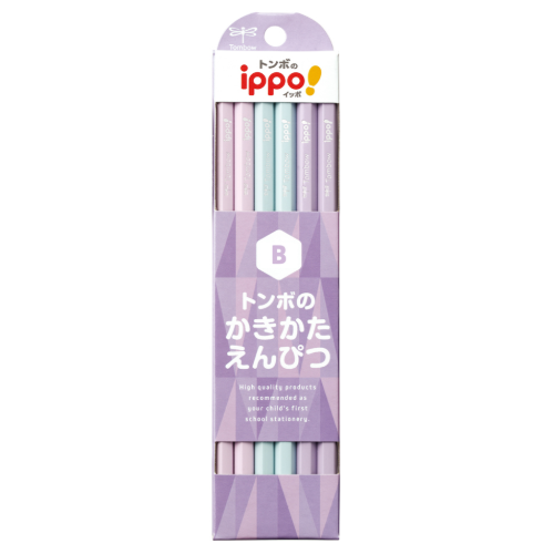 Tombow ippo! かきかたえんぴつ（1ダース・12本入） プレーン B