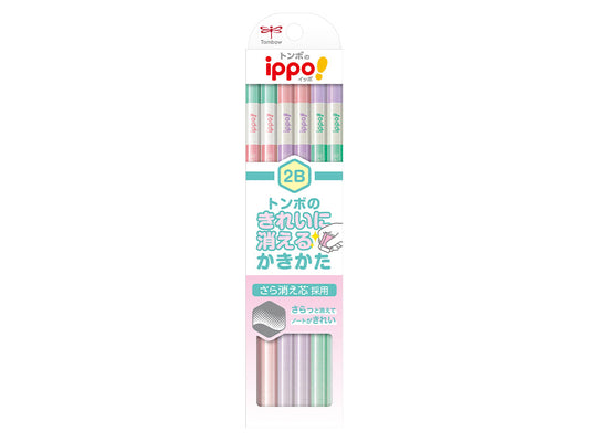 Tombow ippo！きれいに消えるかきかたえんぴつ ピンク
