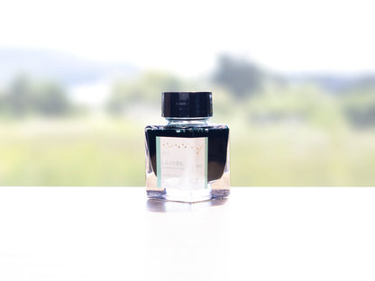 ラメ入りインク（しのぶの翠色）