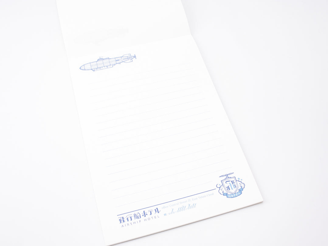 九ポ堂 飛行船ホテル　レターパッド