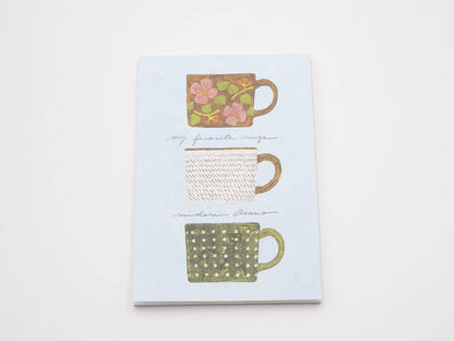 浅野みどり　はがき箋　my favorite mugs